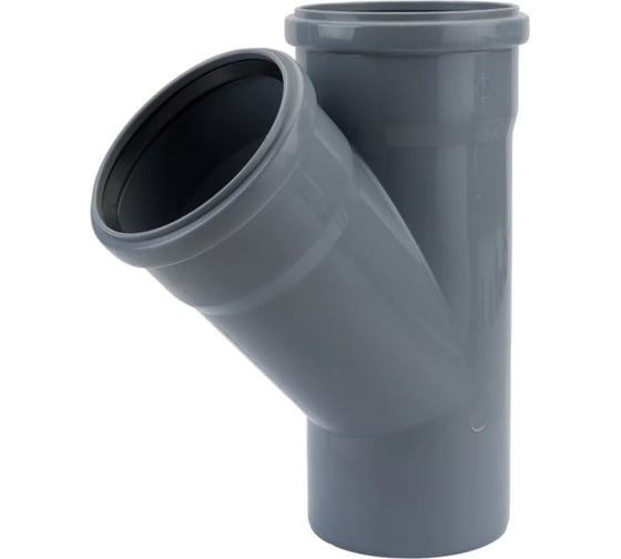 Изображение товара Тройник канализационный Millennium 50мм/50мм х 45 градусов 18080