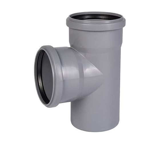 Изображение товара Тройник канализационный Millennium 110×110×87° — соединительный ПВХ фитинг 18085