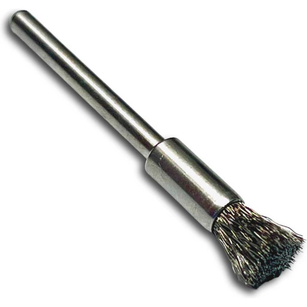 Изображение товара Миниатюрная гофрированная щетка концевая Lessmann Д5x8 с хвостовиком 3 мм