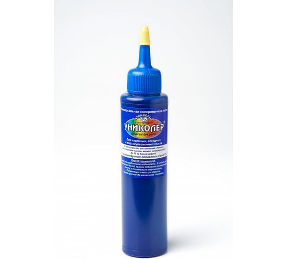 Изображение товара Паста колеровочная Аква-колор Униколер 100 мл, № 14 синий С4214 739497