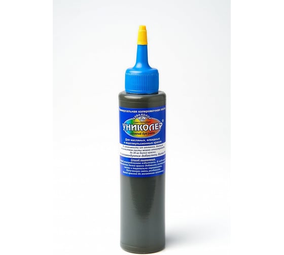 Изображение товара Паста колеровочная Аква-колор Униколер 100 мл, № 4.1 хаки тёмный С4204.1 739503