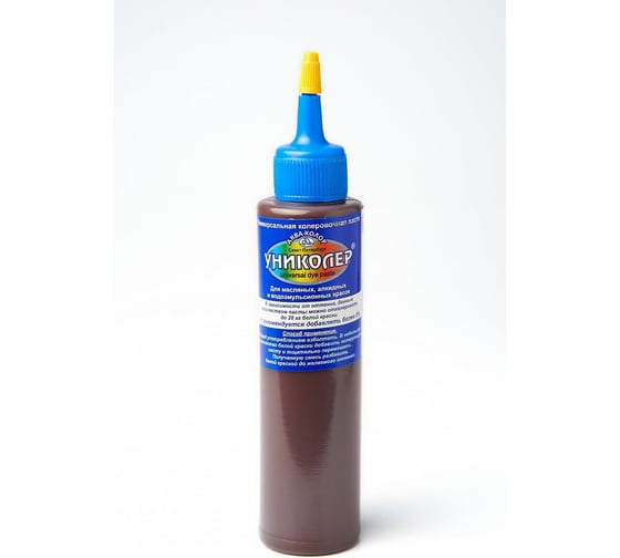 Изображение товара Паста колеровочная Аква-колор Униколер 100 мл, № 9.3 жжёный кофе С4209.3 739493