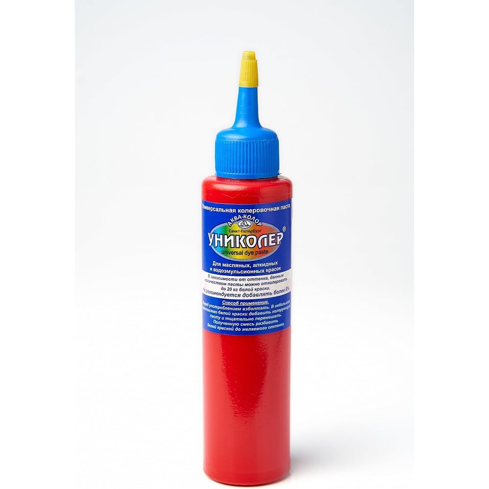 Изображение товара Паста колеровочная Аква-колор № 7.2 пунцовая 100 мл для внутр и нар работ