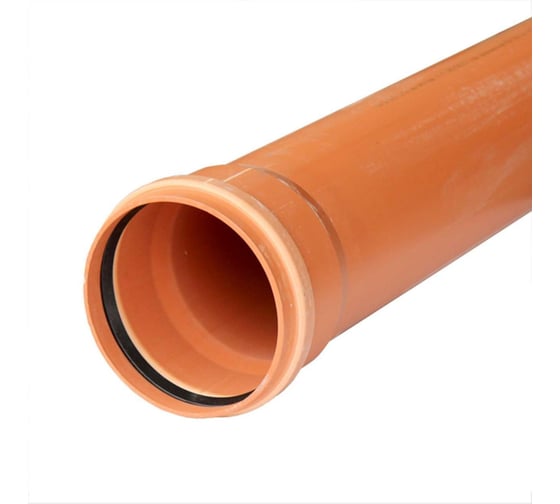 Изображение товара Труба канализационная наружная Millennium Ø110 мм, длина 2 м, стенка 3,2 мм — серия PRO MIL10070