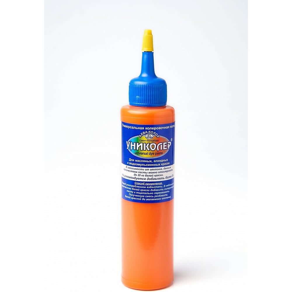 Изображение товара Паста колеровочная Аква-колор Униколер 100 мл № 5.4 персиковый