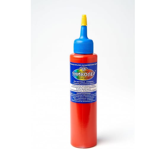 Изображение товара Паста колеровочная Аква-колор Униколер 100 мл, № 7.1 красный С4207.1 739507