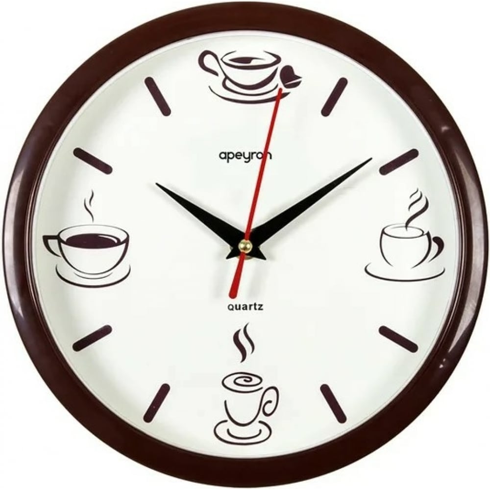 Настенные круглые часы Apeyron часы настенные романс ⌀30 5 см коричневый