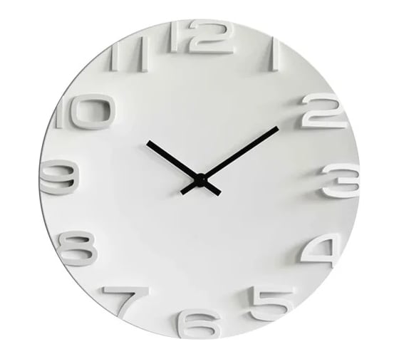 Изображение товара Настенные круглые часы Apeyron цвет корпуса белый, пластик, O35см/PL200924