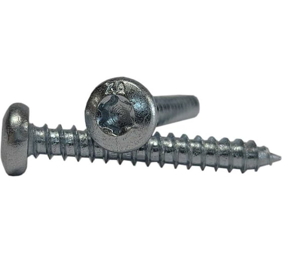 Изображение товара Саморез ZAMETAL 3,5x25 с полукруг. гол., TORX T-15, DIN 7981 оц. (уп. 1000 шт) ZA074681