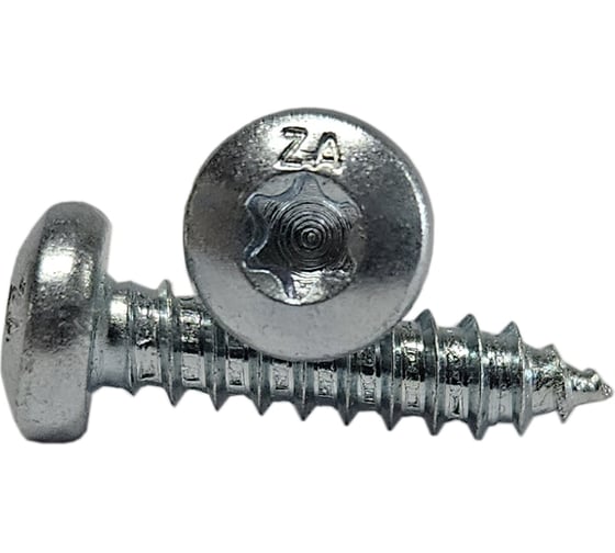 Изображение товара Саморез ZAMETAL 3,9x16 с полукруг. гол., TORX T-15, DIN 7981 оц. (уп. 1000 шт) ZA074698