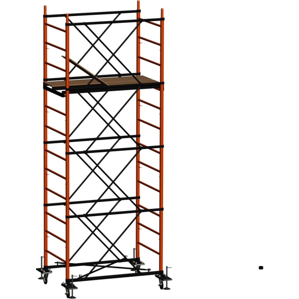 Изображение товара Вышка-тура RINSTROY RIN Omega-Лайт 5м с колесами и винтовыми опорами