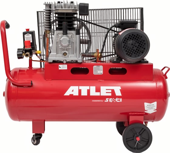 Изображение товара Поршневой масляный компрессор ATLET (50 л, 10 бар, 300 л/мин) SC270-50L-3