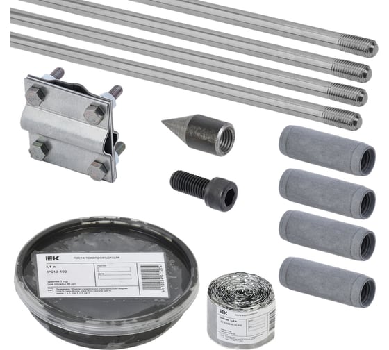 Изображение товара Комплект заземления IEK 6/16 оцинкованная сталь ZKZ10-11-016-06