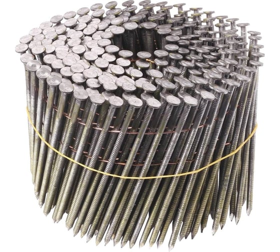 Изображение товара Гвоздь барабанный Пневмопарк оцинкованный 2,8/90 мм ершённый (по 1000 шт.) МР-652084