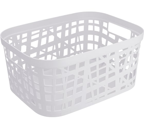 Изображение товара Корзина IDEA ХАОС 22л белый М 2618