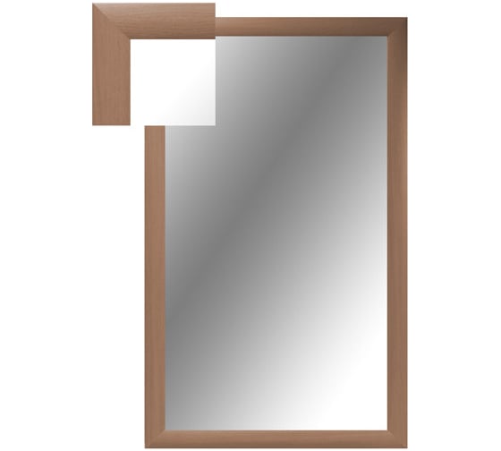 Изображение товара Настенное зеркало Attache 1000x600 мм, бук 252282