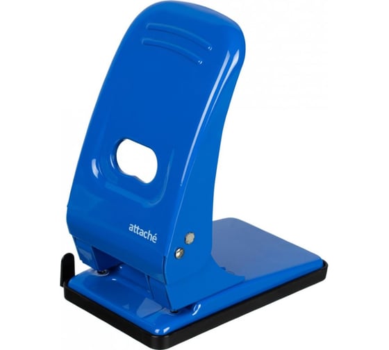 Изображение товара Дырокол Attache Economy до 60 листов синий с линейкой 1039677