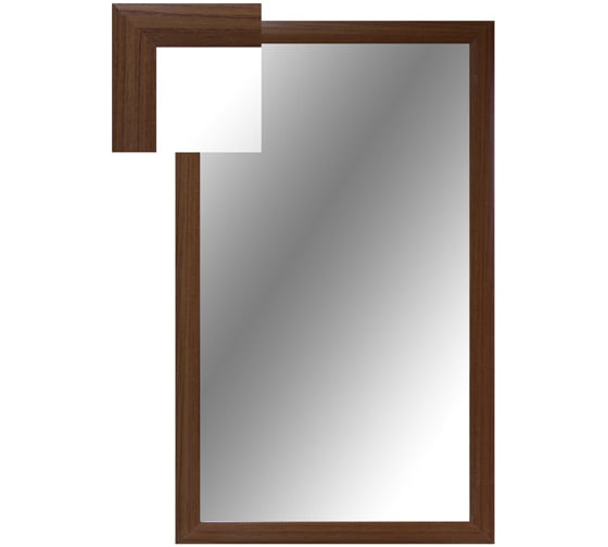 Изображение товара Настенное зеркало Attache 1000x600 мм, орех 252283