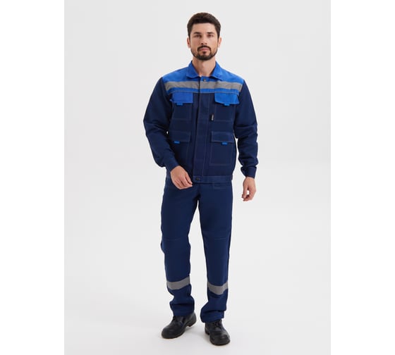 Изображение товара Костюм РАССО "Нова" куртка+п/к, цв. син./вас., р.52-54/182-188 02147 (52/182)
