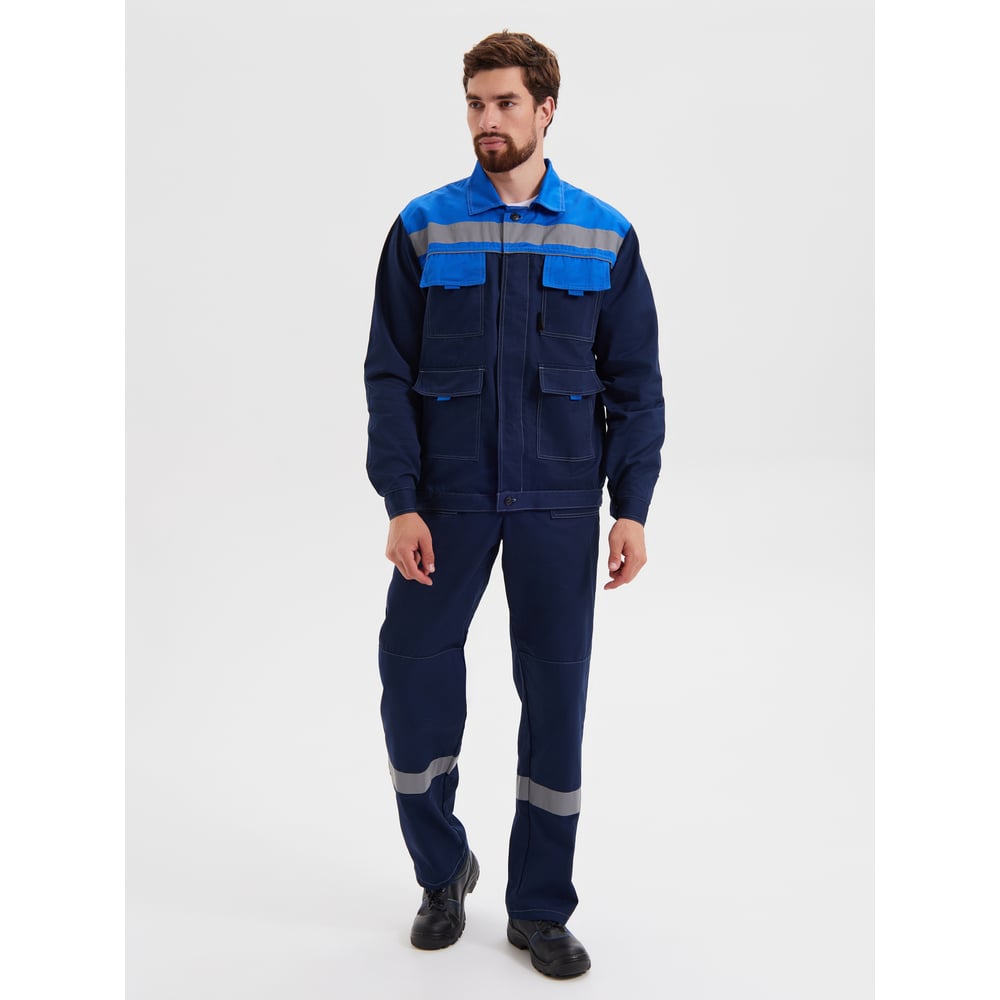 Изображение товара Костюм мужской РАССО Нова куртка и полукомбинезон из саржи водоотталкивающая