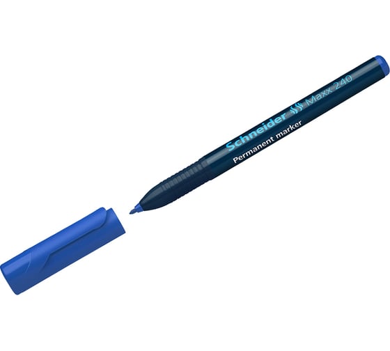 Изображение товара Перманентный маркер Schneider Maxx 240 синий, пулевидный, 2 мм 124003