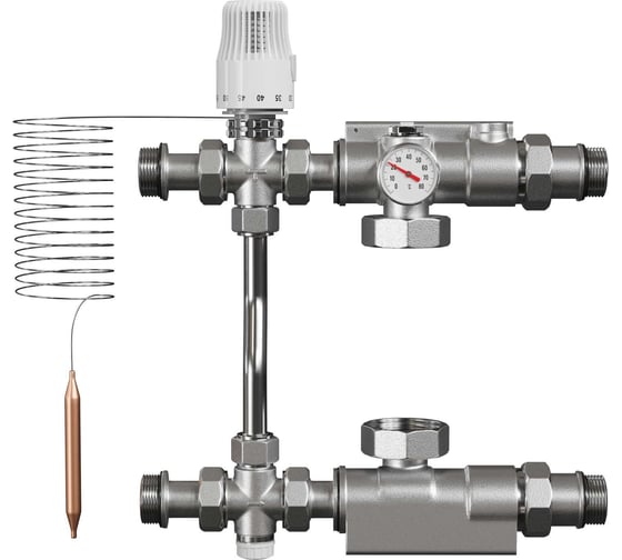 Изображение товара Насосно-смесительный узел Sibio без насоса, монтажная длина насоса 130 мм 1'' универсальное подключение SIB-B3102