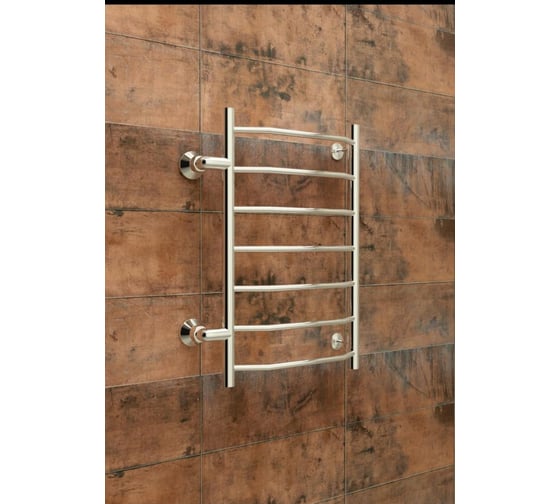 Изображение товара Полотенцесушитель ТЕРМОДИЗАЙН нерж.ES (лесенка) W=500, H=1200 (8 перекладин) 1н.р. универсальное боковое подключ. S=500 ТЕРМО ДИЗАИН TDES004