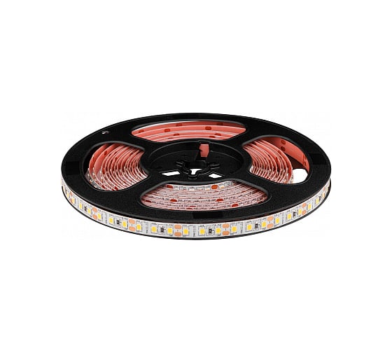 Изображение товара Светодиодная лента MAKSILED 5м, 12В, 9,6 Вт/м, 120SMD(2835)/м, 3000-3500K, 8мм, ML-R120-2835-WW-PRO