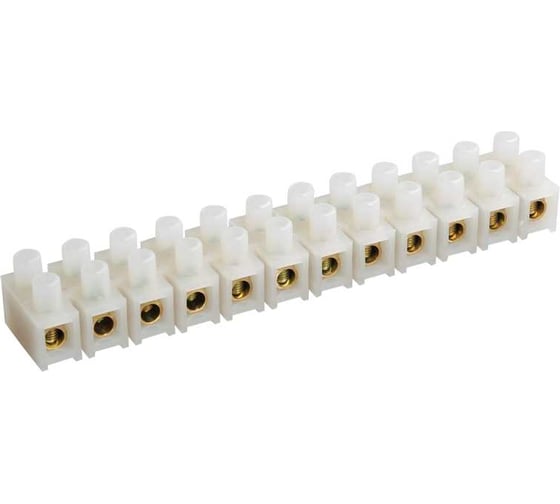 Изображение товара Зажим винтовой IEK ЗВИ-15 4-10мм2, 2шт/блистер UZV3-015-06-2