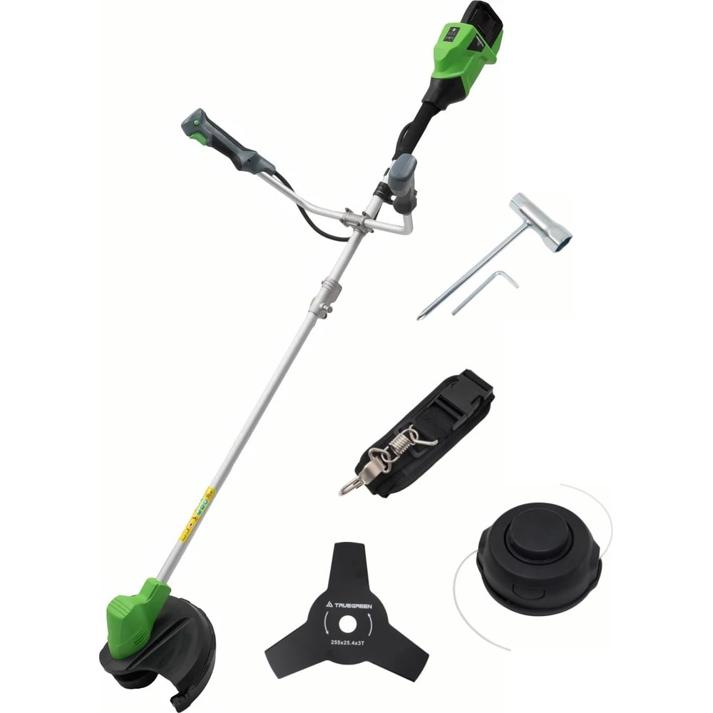 Изображение товара Аккумуляторный триммер TRUEGREEN 2х20 В TG8A228 без аккумулятора и ЗУ