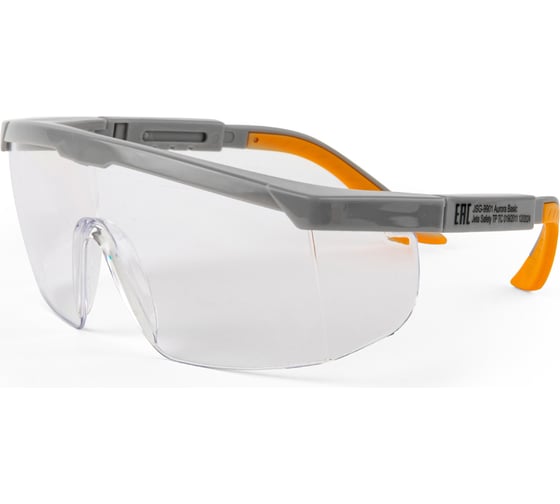 Изображение товара Очки Jeta Safety с покрытием от царапин (AS) чехол,  с боковой защитой и регулировкой, открытые JSG-9901
