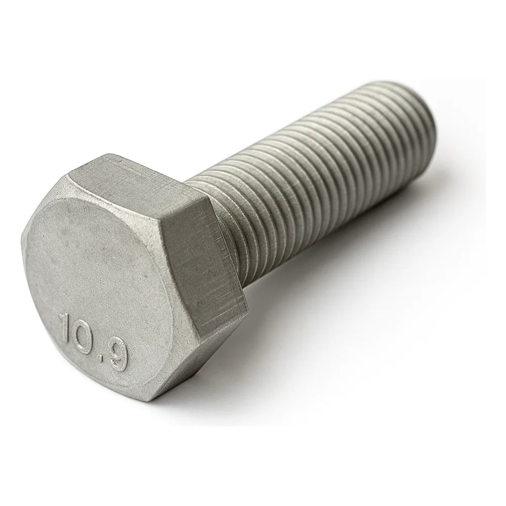 Изображение товара Болт DIN961 М12x1,5x25 цинк-ламель серый 10.9 100 шт