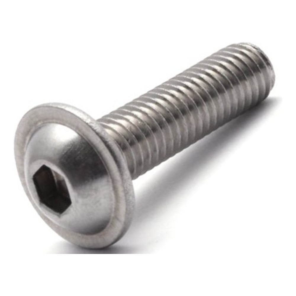 Изображение товара Винт с фланцем ISO 7380-2 М5x12 8.8 цинк, 100 шт.