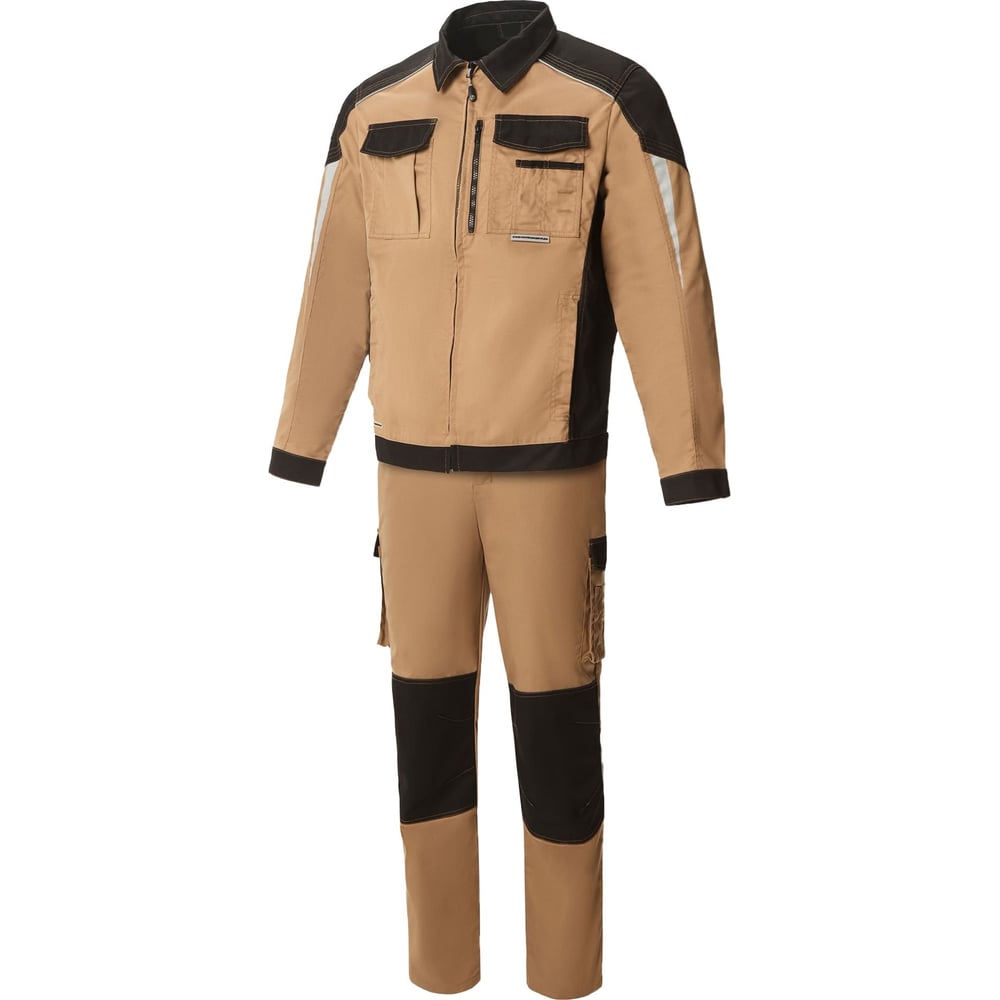 Изображение товара Костюм СОЮЗСПЕЦОДЕЖДА STATUS NEW 2 бежевый/черный р52-54 водоотталкивающий