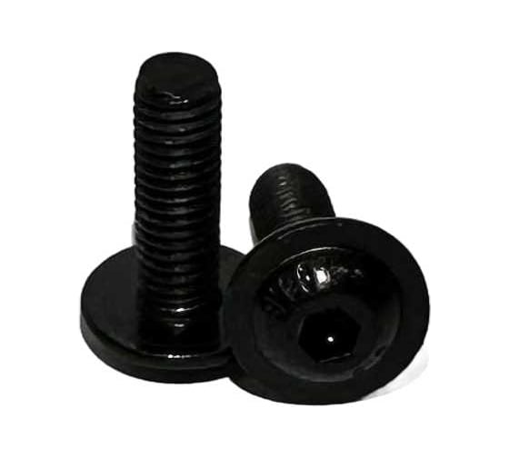 Изображение товара Винт с фланцем boltnn.ru ISO 7380-2 М6x12 8.8 цинк черный, 500 шт. 4687206380424