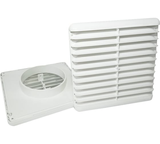 Изображение товара Решетка вентиляционная 170х170 мм, дымохода 100 мм MTG 426050