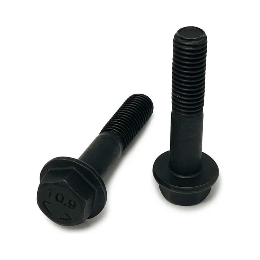 Изображение товара Болт с фланцем DIN 6921 M8x40 10.9 цинк-никель черный 100 шт