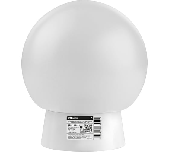 Изображение товара Светильник TDM ELECTRIC НББ 03-60-025 УХЛ4 (шар пластик/прямое основание) инд.упак. TDM SQ0314-0014