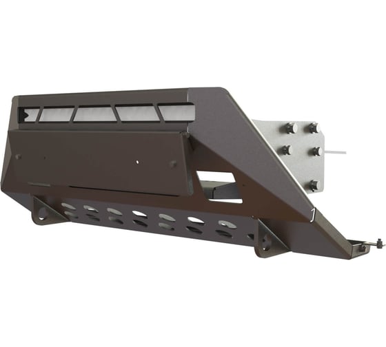 Изображение товара Мини силовик STC Уаз Патриот 2015+ с площадкой для лебедки и дополнительным дальний свет STC-UPA3163-BW-S5-20