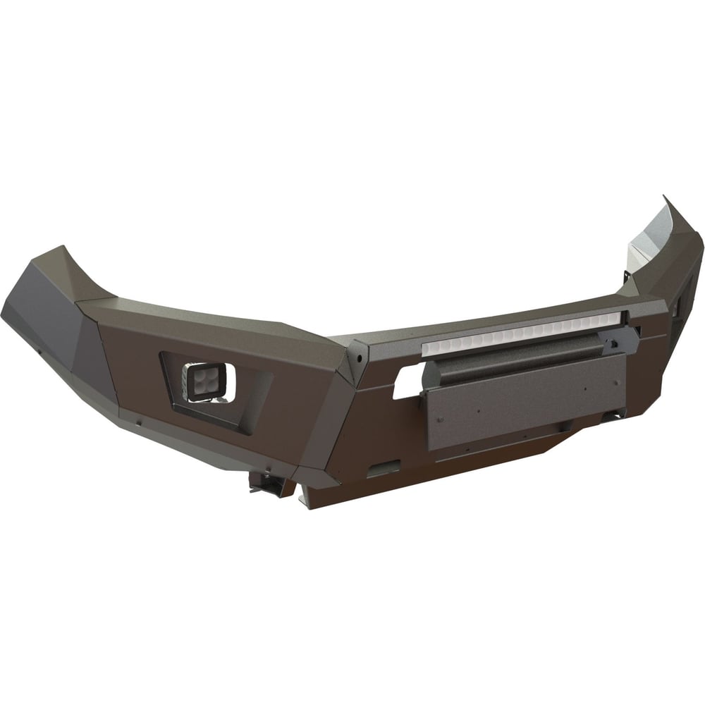 Изображение товара Передний силовой бампер STC Revo для Toyota Land Cruiser Prado 150 2009-2013 с защитной дугой и фар