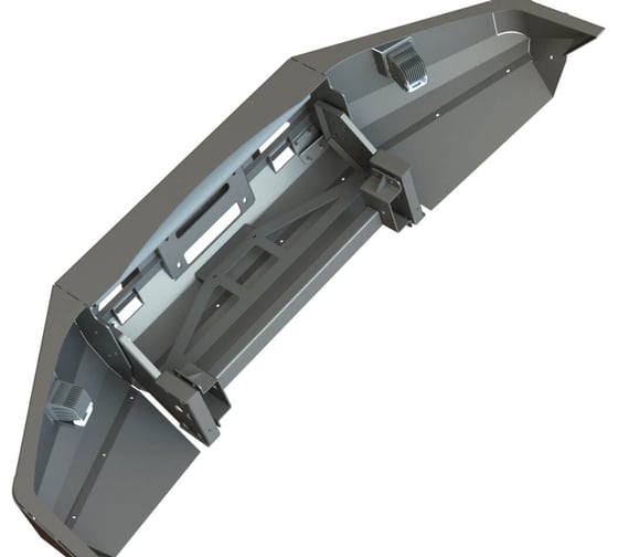 Изображение товара Бампер силовой передний STC Mitsubishi Pajero Sport 2016-2021 c противотуманными фарами и дальний свет STC-MPS3-BF-L1L4