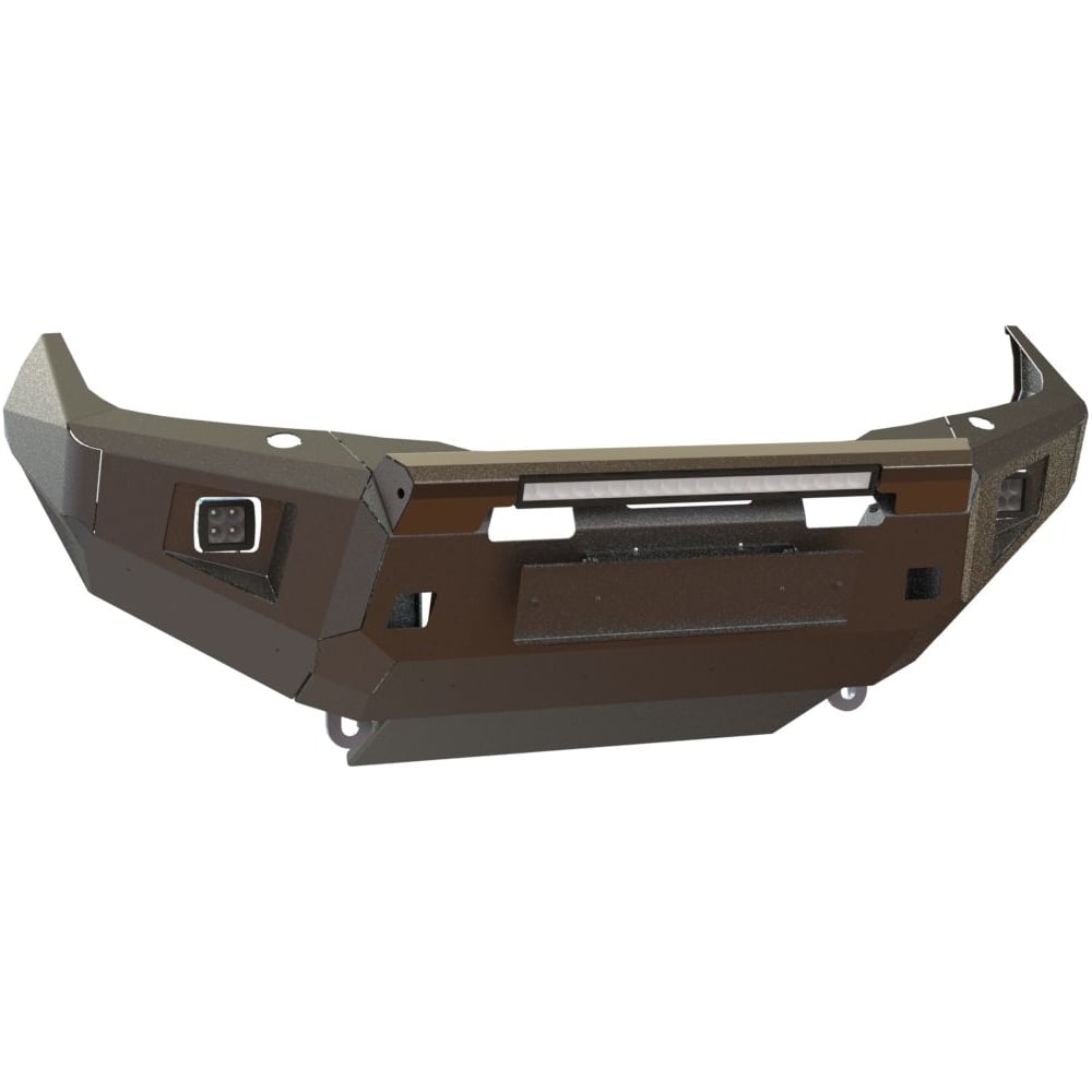 Изображение товара Передний силовой бампер STC Nissan Navara 2010+ с защитной дугой и противотуманками