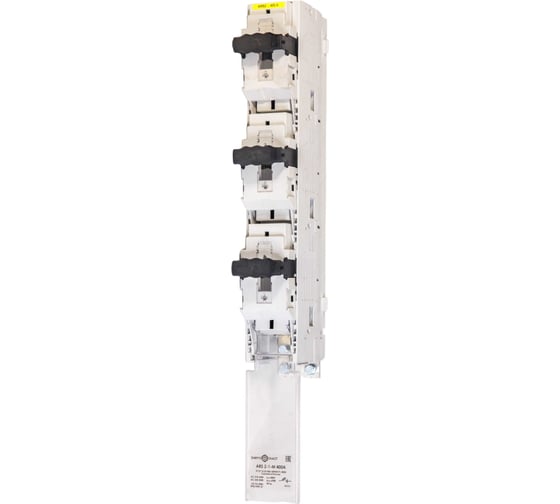 Изображение товара Предохранитель - выключатель - разъединитель в планочном исполнении Энергопласт ППВР ARS 3-1-ME10 630A ARS0134