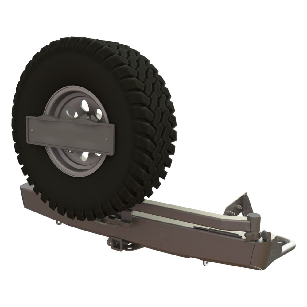 Изображение товара Бампер силовой задний STC для Mitsubishi L200 2019+ квадрат под фаркоп