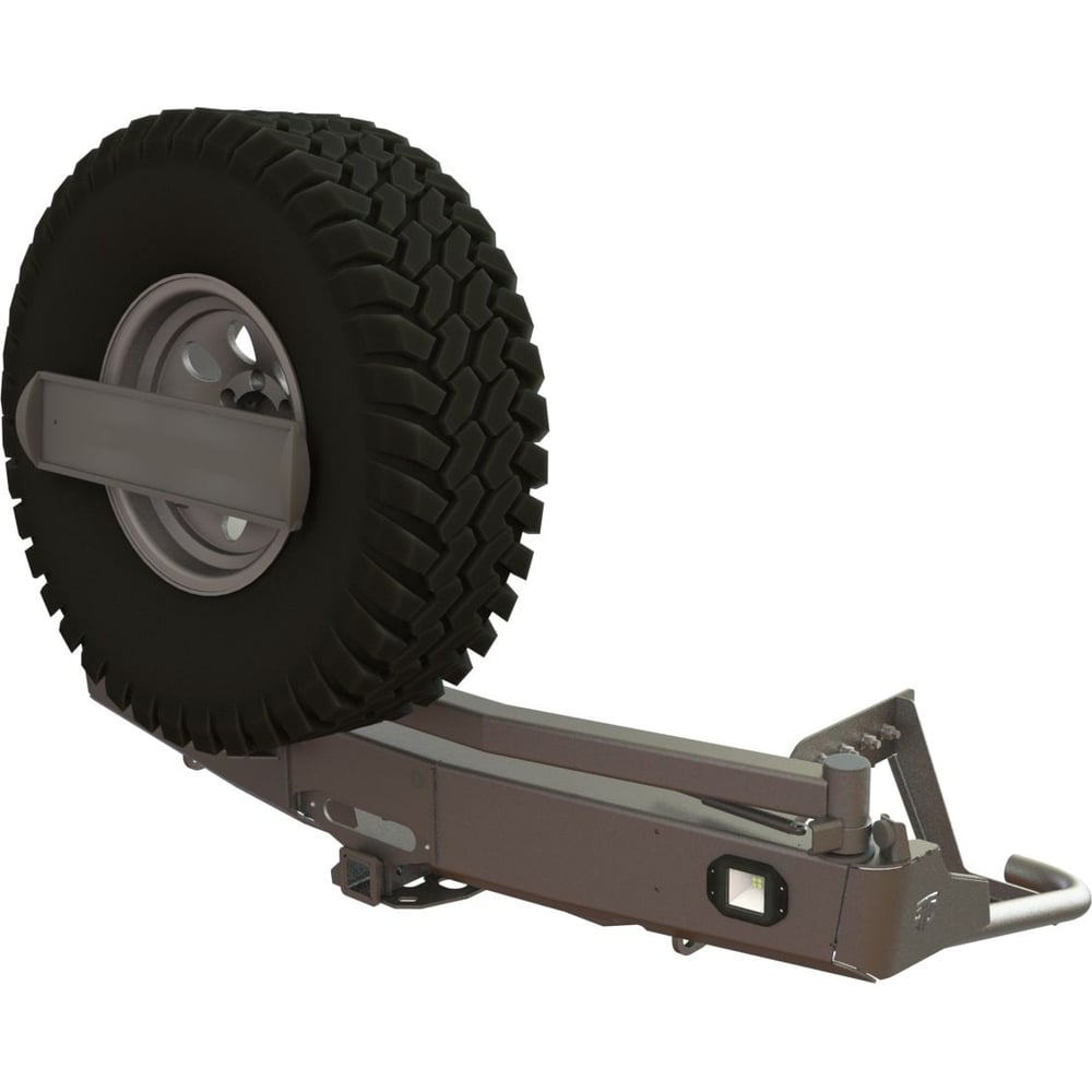 Изображение товара Бампер силовой задний STC L200 2015-2018/Fiat Fullback с фаркопом и лебедкой