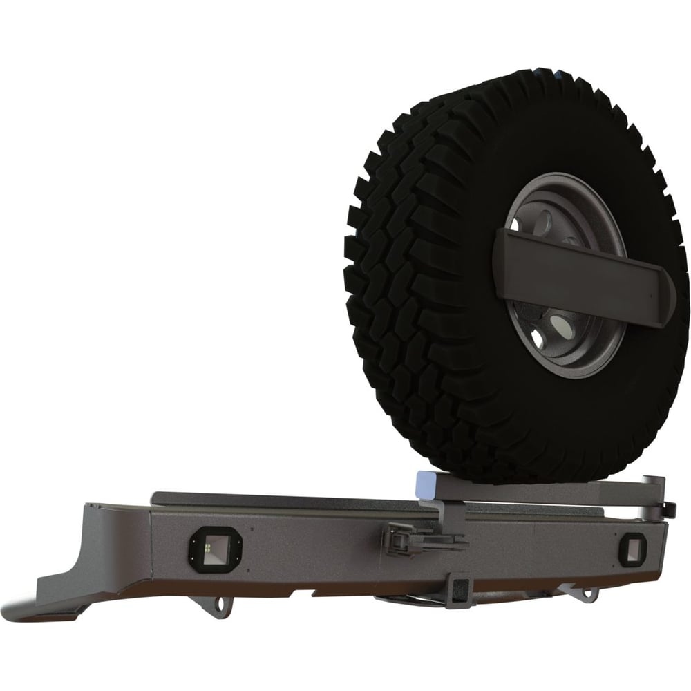 Изображение товара Задний силовой бампер STC для Nissan Navara 2004-2015 с креплениями и фаркопом