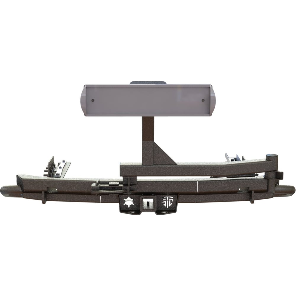 Изображение товара Бампер силовой задний STC Mitsubishi Pajero Sport 2016-2021 облегченный с фаркопом