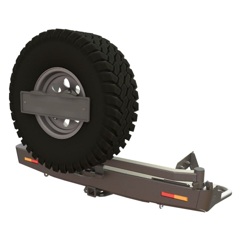 Изображение товара Бампер задний силовой STC Mitsubishi L200 2019+ с фаркопом и фонарями