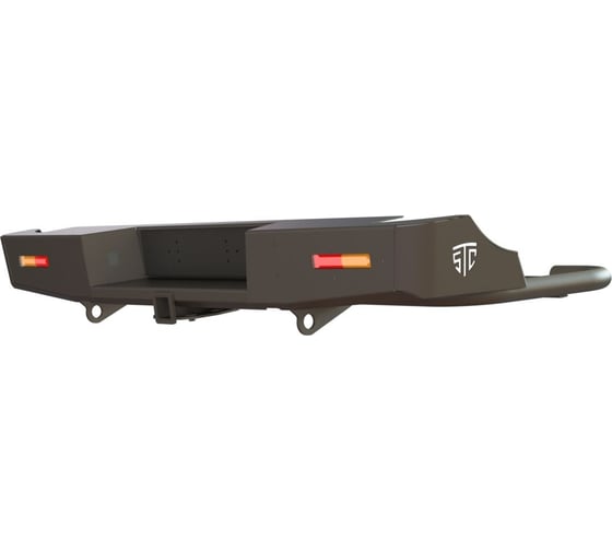 Изображение товара Бампер силовой задний STC Volkswagen Amarok с квадратом под фаркоп и дублирующими фонарями STC-VA-BR-L1