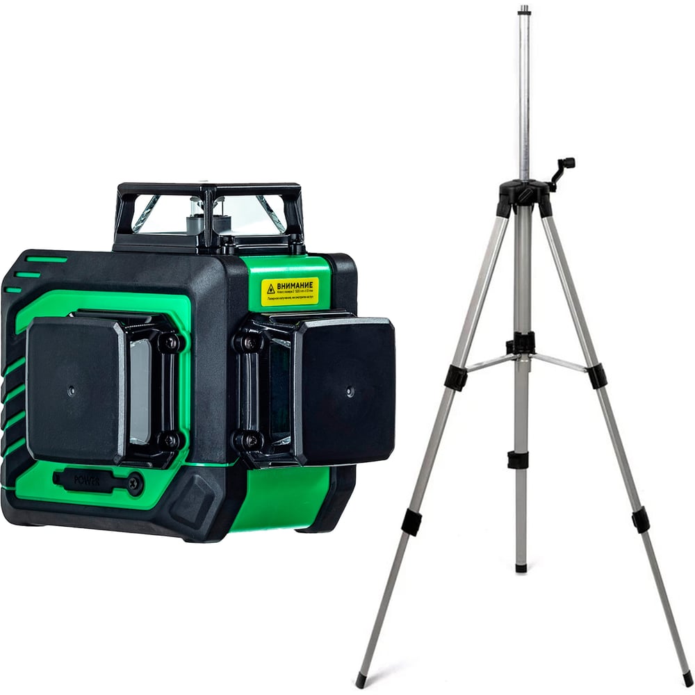 Изображение товара Лазерный уровень GREENLINER 3-360 SET с штативом и пультом дистанционного управления